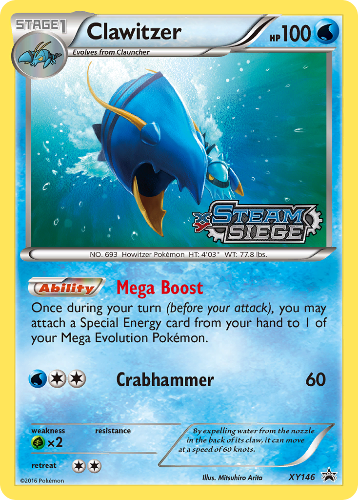 XY Promo Clawitzer #146